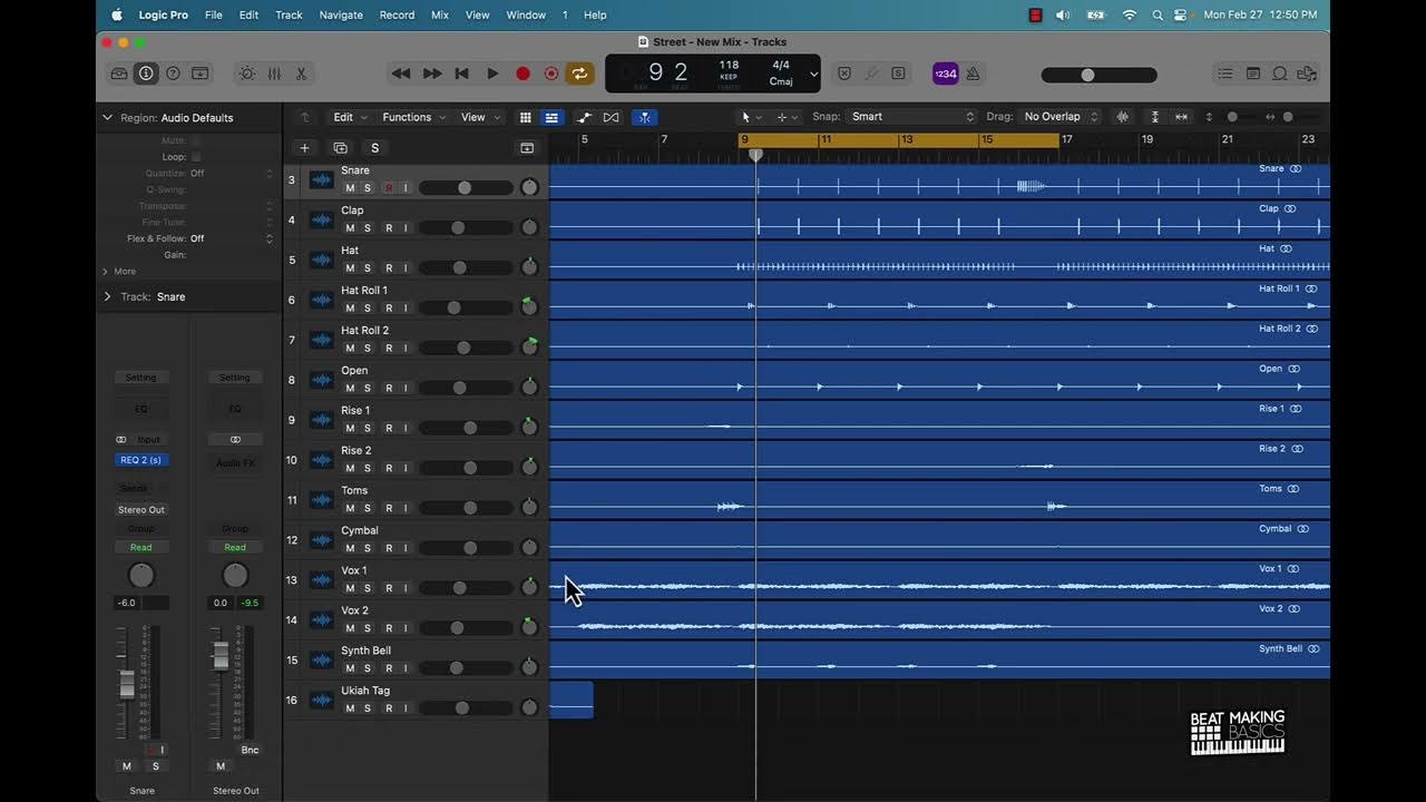 How To Mix Rap Beats In Logic Pro X (Step By Step Tutorial) YouTube