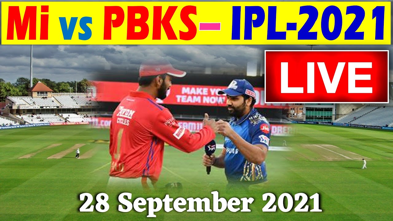 Ipl live score 2021