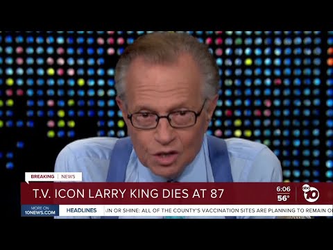 TV icon Larry King dies at 87