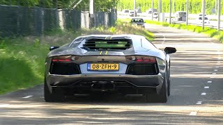 Lamborghini Aventador Lp700-4 With Akrapovic Exhaust - Revs And Amazing Accelerating Sounds