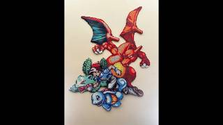 Pokemon Trainers | Pokemon Inspired Perler Art  #pixelart #art