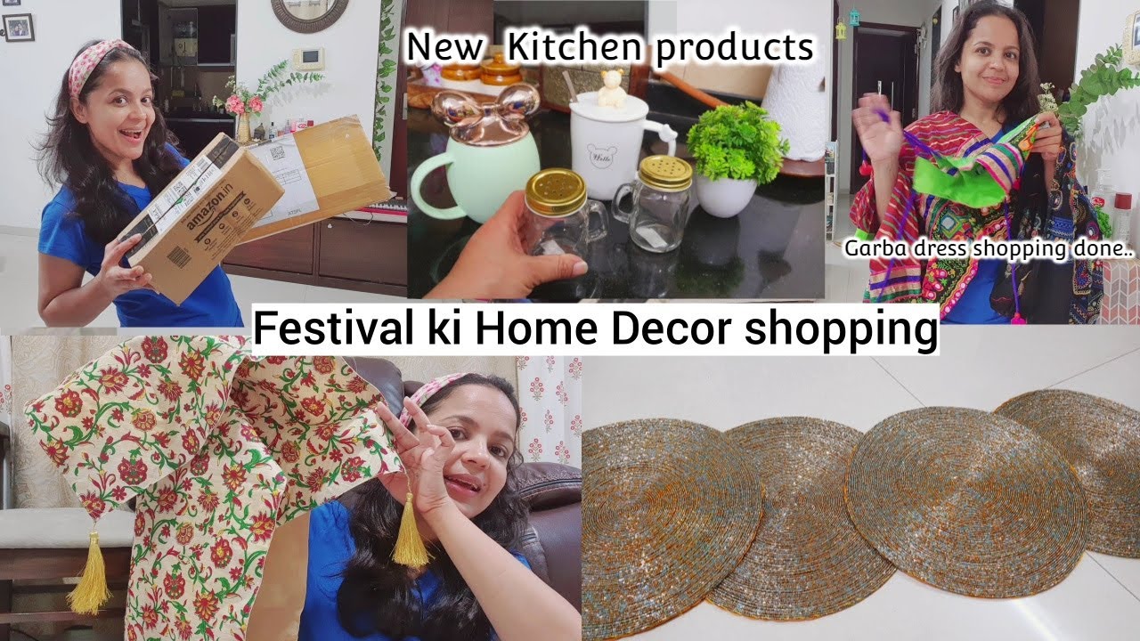 Festivals ke liye Kitchen aur Home decor ke liye kya kya aya/ Mini home