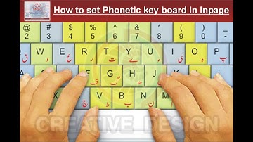 How to set Phonetic key board in Inpage