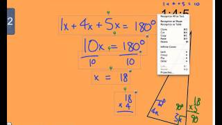 Chapter 5 Lesson 3 - Angles of Triangles - Example 2