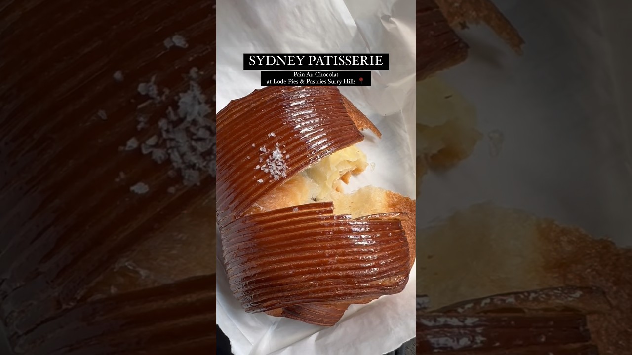 Pain Au Chocolat at Lode Pies & Pastries Surry Hills Sydney Patisserie