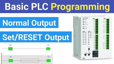 Basic PLC Programming in Hindi |SET/RESET and Normal Output Command| PLC Programming in Hindi