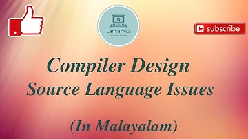Part-19 : Source Language Issues | Compiler Design