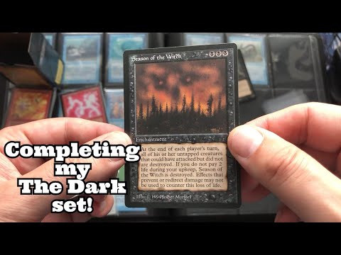 mtgダークファイヤーズ2001 Vintage MTG - The Dark complete: All black cards! - YouTube