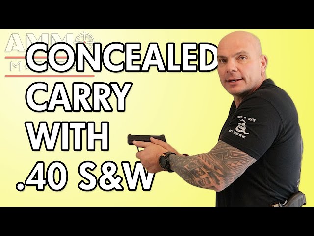 best concealed carry 40 cal pistol