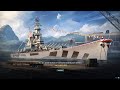 World of warships  cruiser puerto rico dockyard building process with music