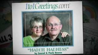 Conrad & Paulas Cards -- March Madnessst Patricks12-Card Gift Packs