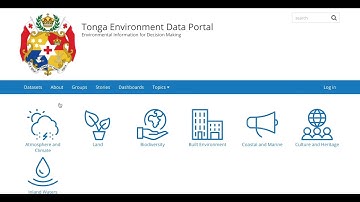 Inform project: Tonga Environment Data Portal Demonstration