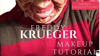Freddy Krueger Makeup Tutorial.