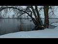 Schneetreiben in Magdeburg - eine Runde im Stadtpark