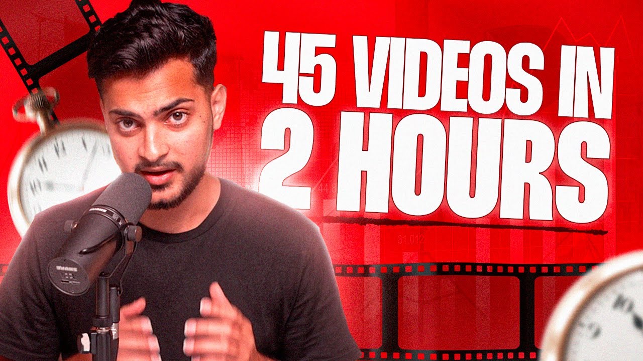 5 Techniques we used to create 45 videos and 2 VSL's in 2 hours