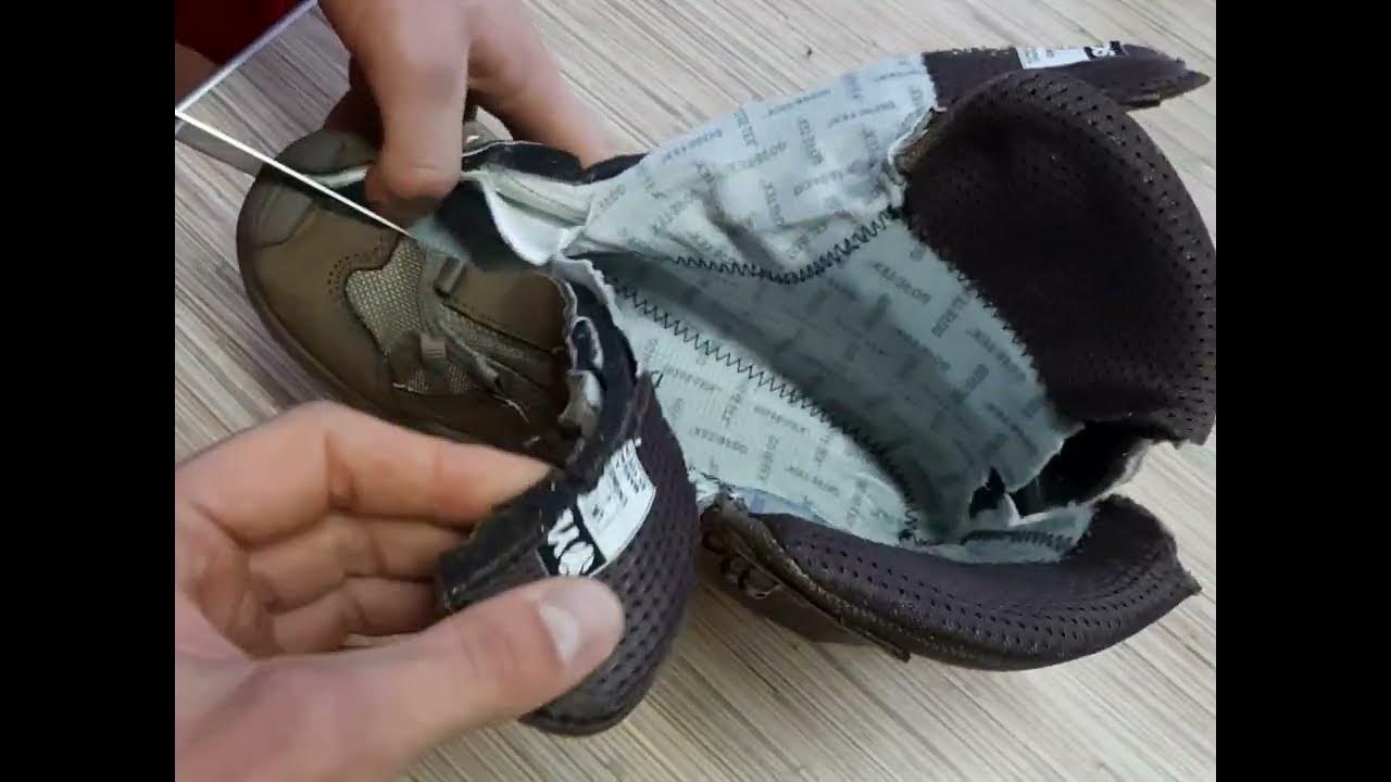 Турецкие тактические ботинки YDS Astor GTX. РАСПИЛ. Что внутри?! - YouTube