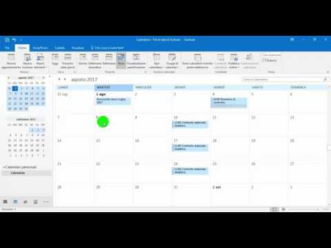 Tutorial - Outlook 2016 - Il calendario