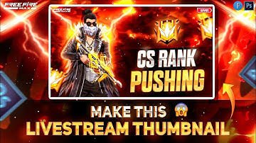 Make This Awesome 🔥 Thumbnail On Android | How to Make Livestream Thumbnail | Thumbnail Tutorial