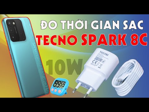 Video Thử Đo Thời Gian Sạc Của Điện Thoại Tecno Spark 8C!... - youtube