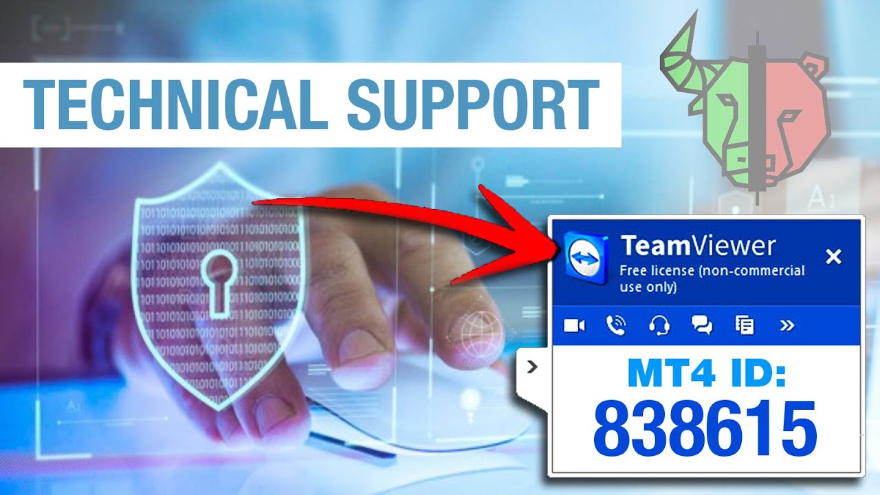 New Member Tech support Platform update using Teamviewer MT4 ID 838615