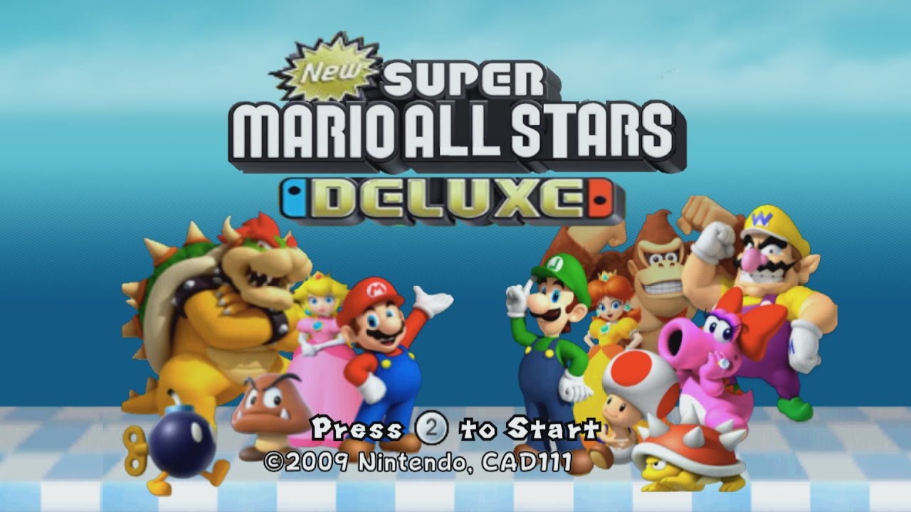 New Super Mario All Stars Hd Wii New Super Mario All Stars HD Deluxe #1 Walkthrough 100% - YouTube