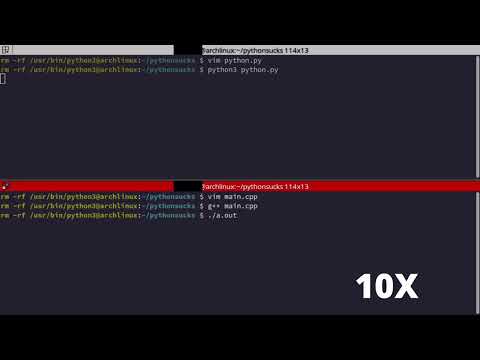 Python vs. C++: Who Needs Efficiency When You’ve Got Whitespace?