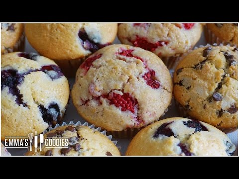 Video: Gearomatiseerde Muffins Met Rode Druiven En Dor Blue