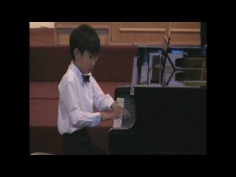 8 Years Old Frederick Kwan Plays Children's Corner...