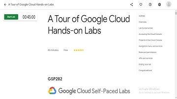 A Tour of Google Cloud Hands-on Labs [GSP282] QWIKLABS | Google Cloud Self-Paced Labs 2022 IT Anuj..