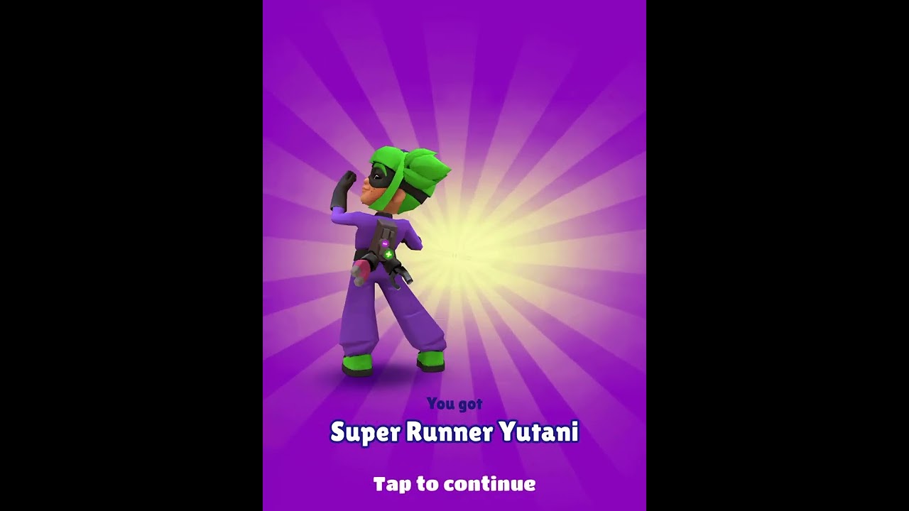 Unlocking super runner yutani in subway surfers