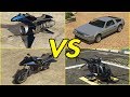 GTA ONLINE - OPPRESSOR MK II vs OPPRESSOR vs DELUXO vs BUZZARD!!!