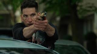 Marvels The Punisher 2x08  - Frank Castle The Punisher vs Russo shooting scene