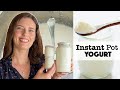 How to make yogurt at home  instant pot yogurt recipe  fermented foods