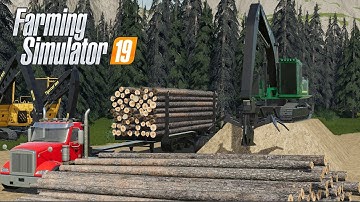 Axe Mountains Pure Logging 05! Pure Logging Timelapse Farming Simulator 19