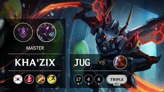 Kha'Zix Jungle vs Gragas - KR Master Patch 9.12