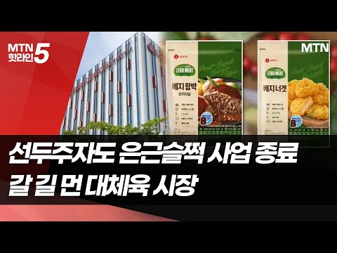 선두주자도 은근슬쩍 사업 <strong>종료</strong>…<strong>갈</strong> 길 먼 대체육 시장 / 머니투데이방송 (뉴스)