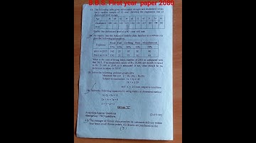 First Year Question  Paper of B.B.S. 2080 || Tribhuvan University || Business Statistics #question