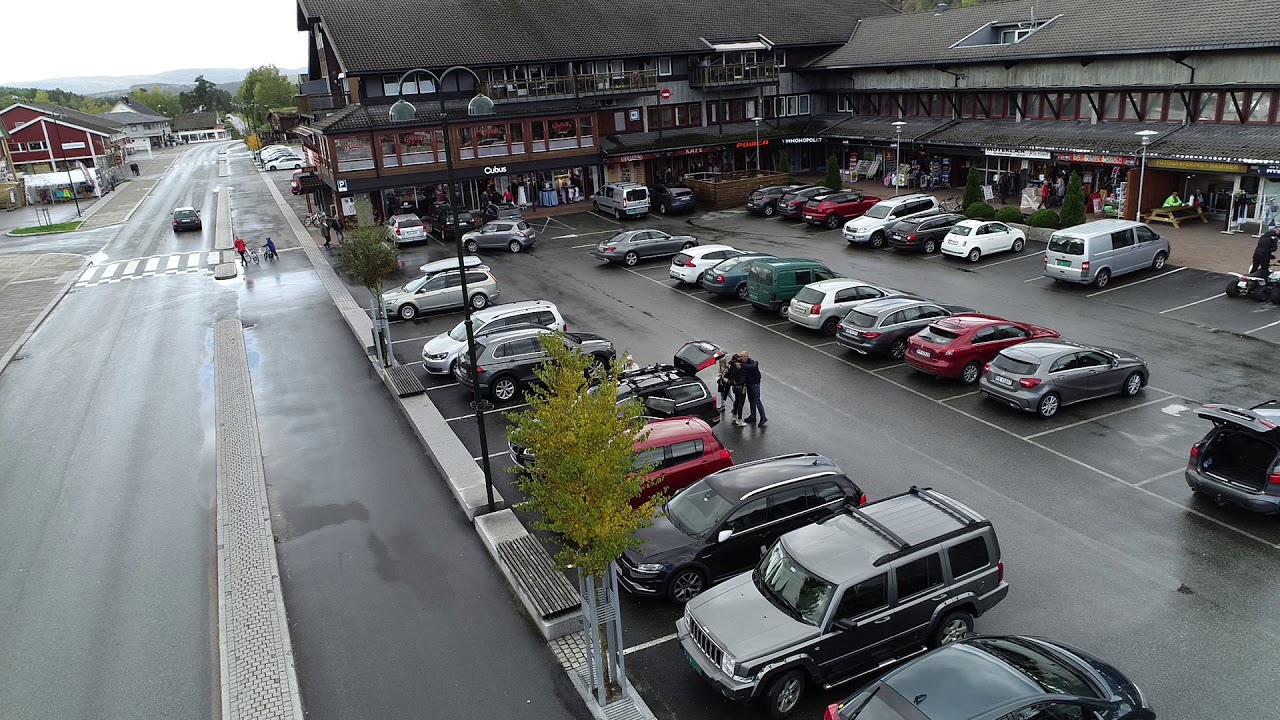 En morgen i oktober evje sentrum