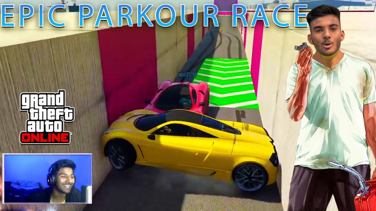 Epic Parkour Race | Punjabi GTA 5 Video | #HGH1