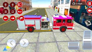 Fire Truck Tractor Excavator Police \& Train Ride On Cars | Android gameplay #2