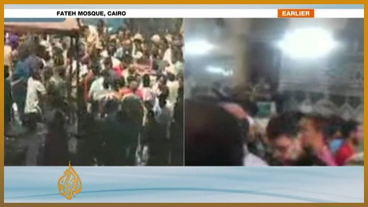 ملخص مقابلة مع شاهد عيان داخل مسجد الفتح، مصر
