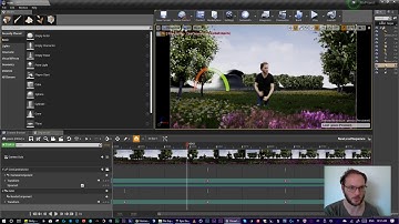 Video actor key framed in unreal engine 4