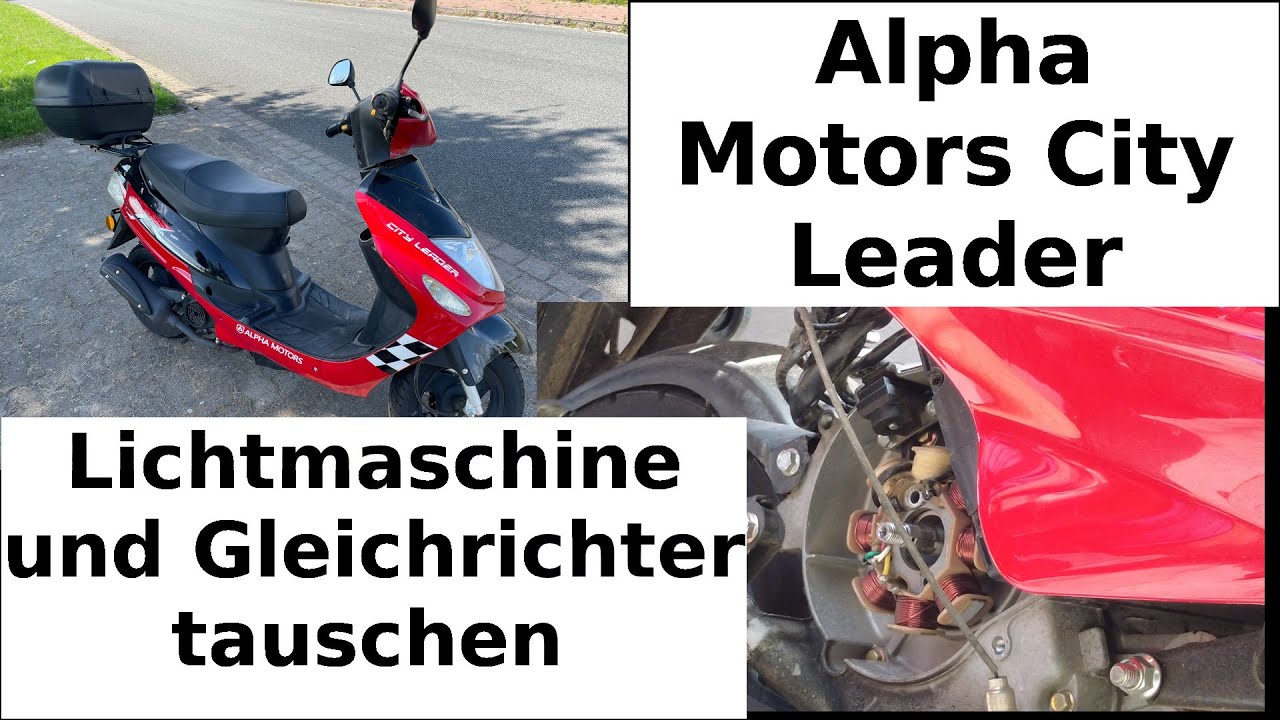 Alpha Motors City Leader Lichtmaschine und Gleichrichter tauschen YouTube Alpha Motors City Leader Lichtmaschine und Gleichrichter tauschen YouTube