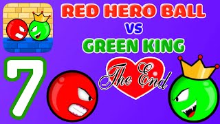 Red Hero Ball Vs Green King-(Gameplay 7)-Todos Los Niveles -Juego Completo- screenshot 4