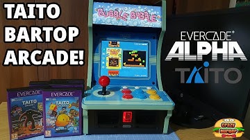 Evercade Alpha Taito™ Bartop Arcade - Featuring Bubble Bobble, Puzzle Bobble, Space Invaders & More!