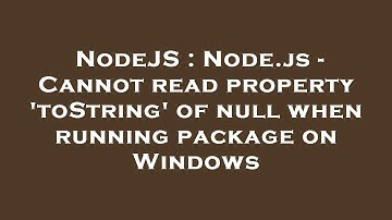 NodeJS : Node.js - Cannot read property 