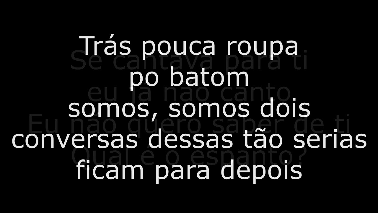 Watch ÁTOA - Voltavas Letra on YouTube