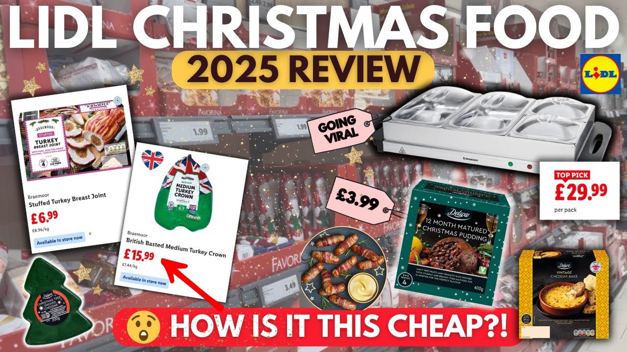Lidl Christmas Food Review 2025 | SO Much Cheaper Than M&S! WOW ??