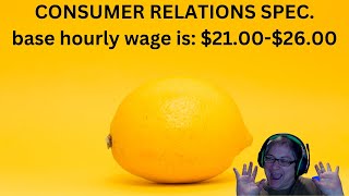 CONSUMER RELATIONS SPECIALIST * REMOTE JOB