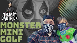 MONSTER MINI GOLF REVIEW!! - Father son bonding and fun!